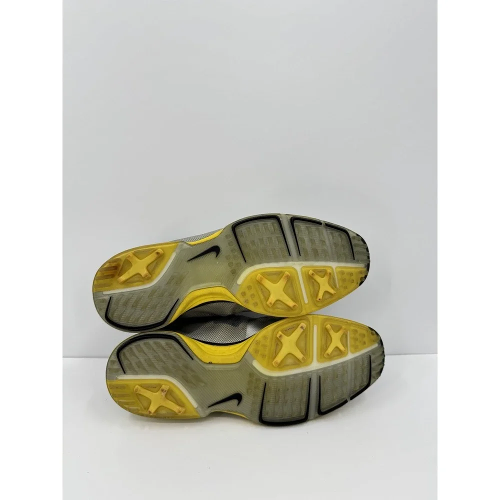 Nike LunarLon Running Shoes Men's Size 11.5 Gray Black Yellow Athletic Sneakers